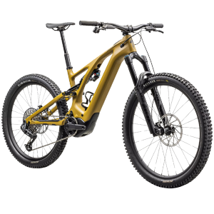 bici montaña dorada